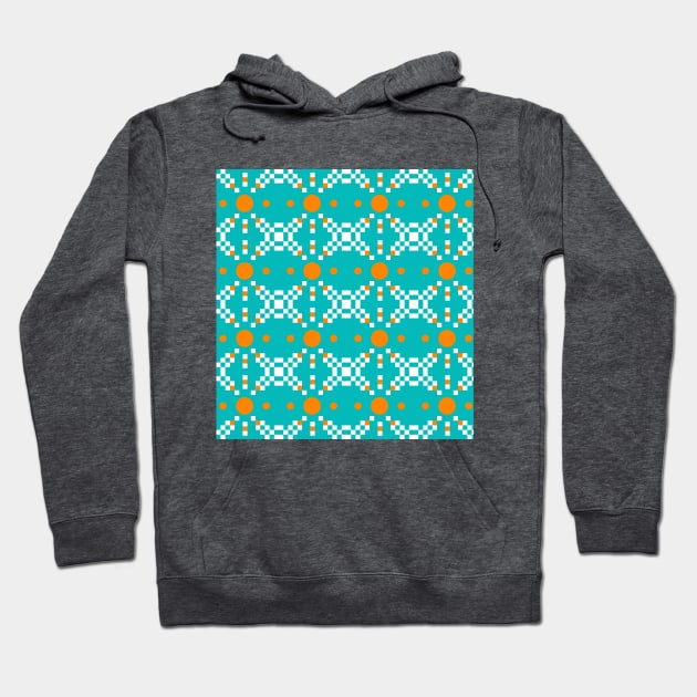 Orange Pattern Hoodie by Lymp